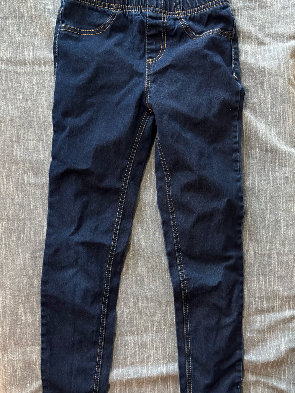 Cherokee Dark Blue Stretch Jeggings with Contrast Stitching